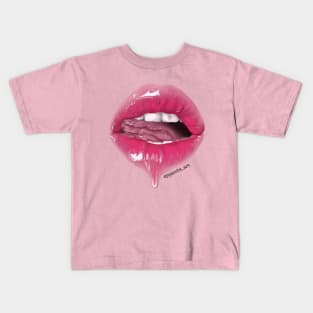 Drippy lips Kids T-Shirt